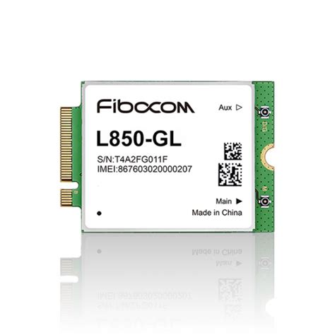 Fibocom L850-GL is an industry-leading LTE CAT9 high-speed full Netcom module researched and developed based on Intel's 7360 platform, adopting an M. . Fibocom l850gl